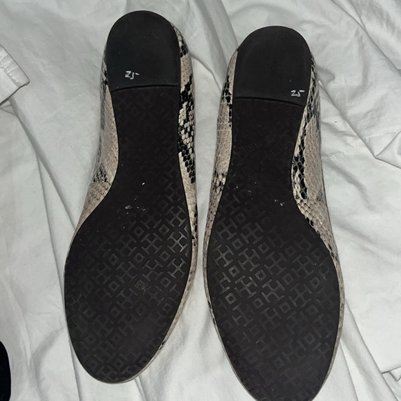 Tory Burch Shoes | Tory Burch Louisa Python Snake Ballet Flats - Picture 2 of 4